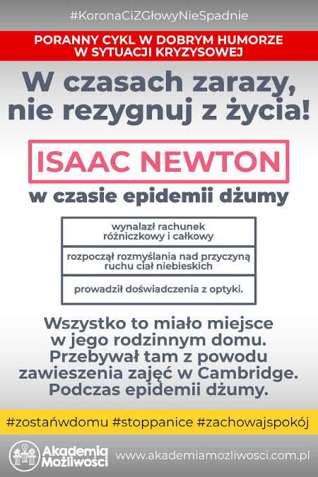 Isaak Newton Pandemia