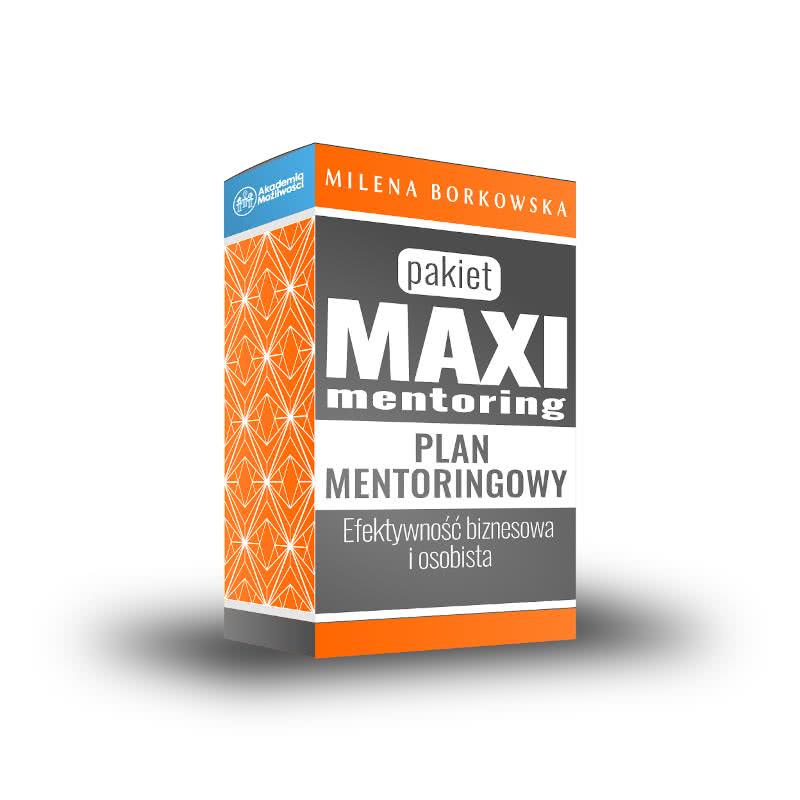Mentoring biznesowy- Pakiet MAXI - Milena Borkowska Akademia Możliwości